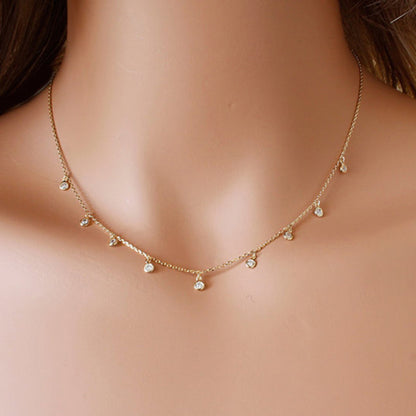 Little Diamond Necklace For Women