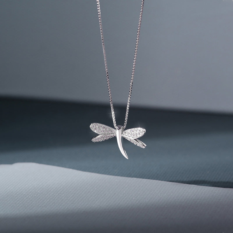 Dragonfly Necklace For Women Light Luxury