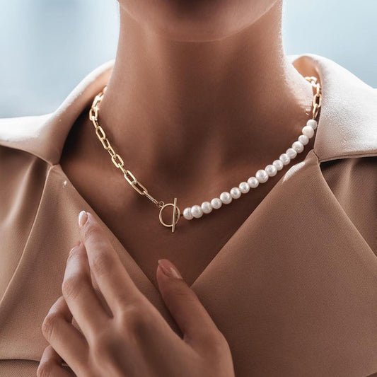 Fashion Pearl Chain Necklace For Women